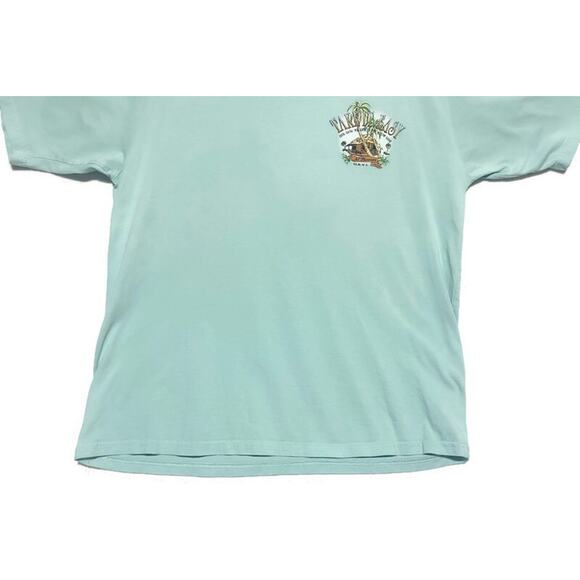 Take it Easy St Thomas Virgin Islands T Shirt Women's Size Large Teal Green - Picture 6 of 7